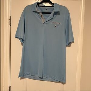 Southern Tide Blue Polo Shirt
